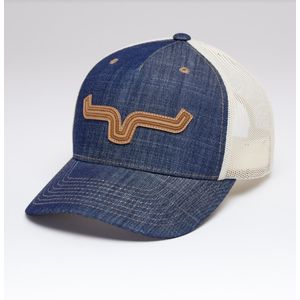 Kimes Roped LP Trucker Ball Cap - Denim
