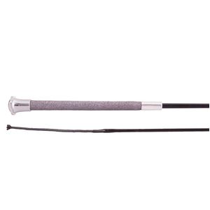 BR Libra Dressage Whip - Black/Silver