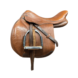 Used Sanata Cruz Close Contact Saddle 17.5"/W - Tobacco