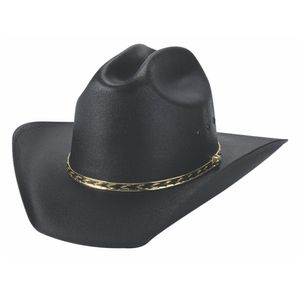 Bullhide Kids' Buddy Straw Hat - Black