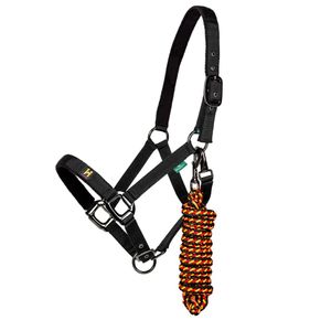 Horseware Newmarket Halter & Lead Rope - Witney Gold