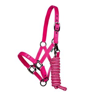 Horseware Newmarket Halter & Lead Rope - Witney Pink