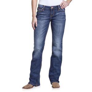 Wrangler® Women's Retro® Mae Jean - Mid-Rise - Dark Blue