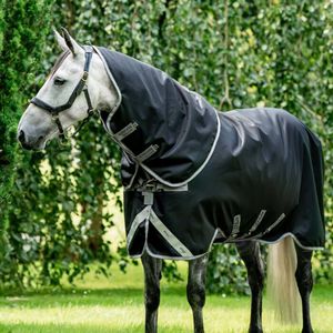 Amigo 1200D Plus 50g Turnout with Hood - Black/Titanium/Silver