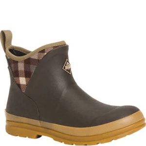 Muck Women's Original Ankle Boot - Brown / Plaid