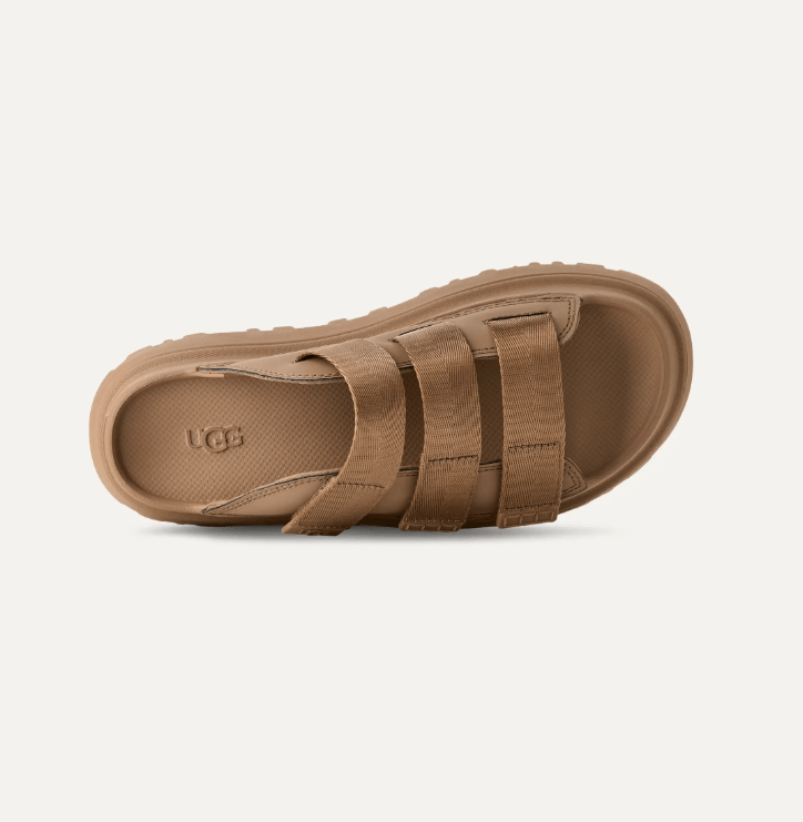 サンダル・ミュール UGG Women Sandals 1167430 DND DARK SAND beige UGG Golden Glow slide sandals for Women - Brown in UAE