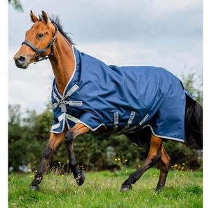 Amigo® Bravo 12 Wug Turnout (250g Medium) - Navy/Titanium Grey/Silver