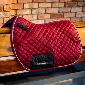 Horseware Ireland Signature Jumping Saddle Pad - Burgundy