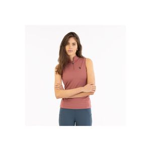 BR Women's Sleeveless Zip Tank - Roan Rouge