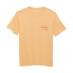 Wrangler® Men's  Graphic Short Sleeve T-shirt - Regular Fit - Golden Straw