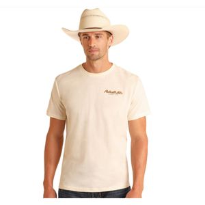 Panhandle Men's Slim Buffalo Graphic T-Shirt - Natural