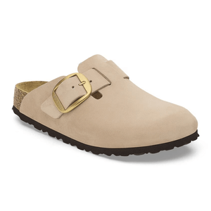 Birkenstock Boston Big Buckle Nubuck - Sandcastle