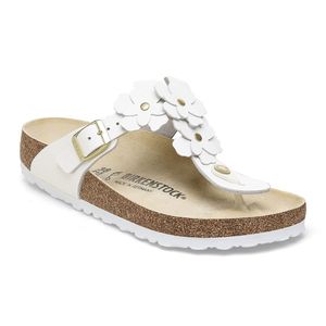 Birkenstock Gizeh Flower Leather - White (1026686)