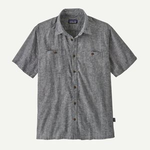 Patagonia Men's Back Step Shirt - Swell Dobby / Navy