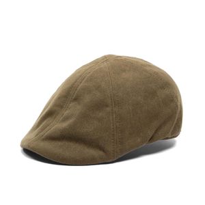 Crown Cap Waxed Cotton Canvas Ivy Cap - Olive