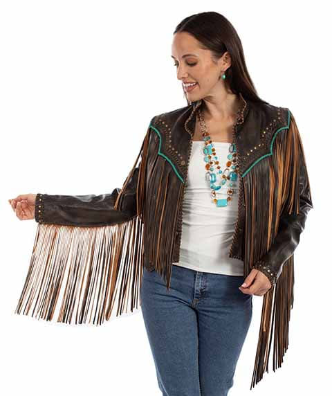 Scully-Women-s-Fringe-Jacket---Vintage-Brown