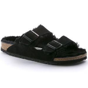 Birkenstock Arizona Shearling Suede Black (0752661/3)