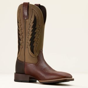 Ariat Men's Dakota VentTEK Cowboy Boot - Beasty Brown/Brown Bomber