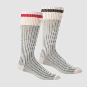 Stanfield's Cotton Socks - 2 Pack - Black/Red