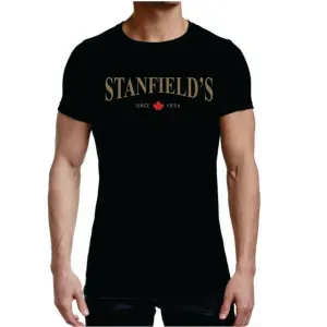 Stanfield's Signature Crew Neck T-Shirt - Midnight Black