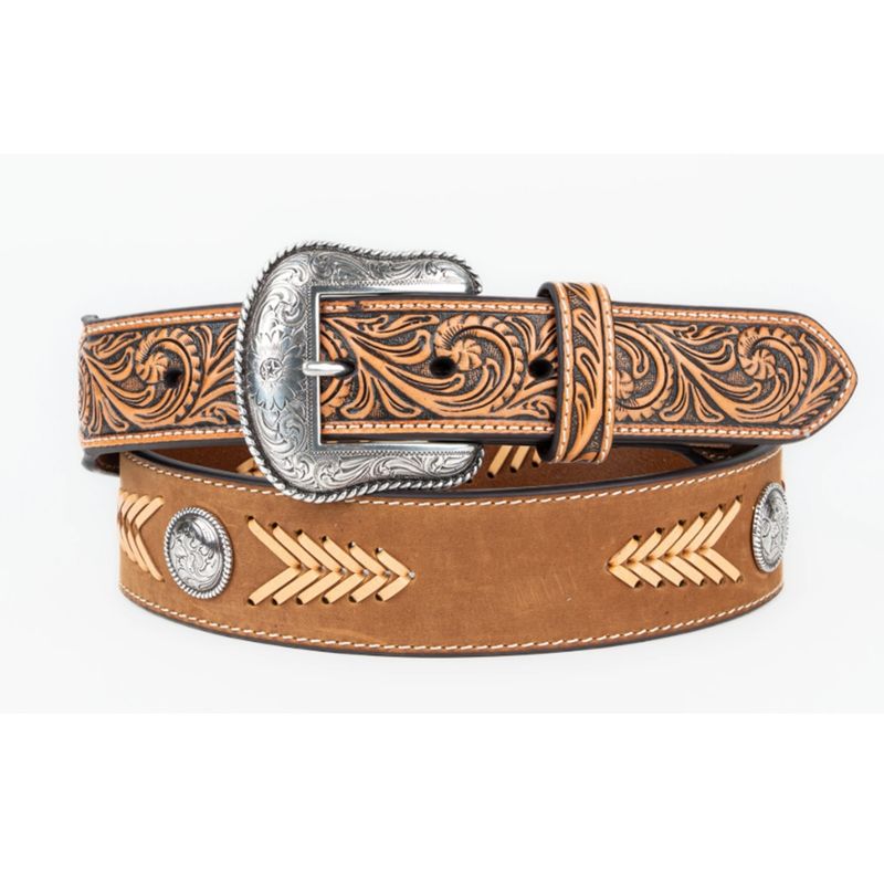 nocona-laced-body-belt-brown