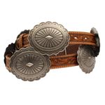 ariat-floral-embossed-belt-with-oval-conchos