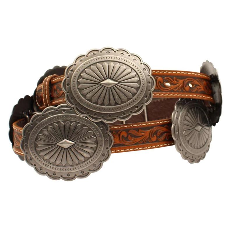 ariat-floral-embossed-belt-with-oval-conchos
