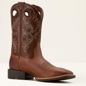 Ariat Men's Sport Rodeo - Aged Tan Elephant Print/Luna Tan