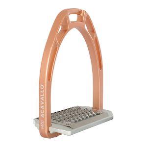 Acavallo Arco Evolution Alupro stirrups - Rose Gold
