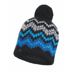 Buff Knitted & Polar Danke Hat - Black