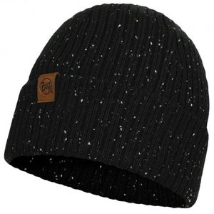 Buff Knitted Hat Kort - Black