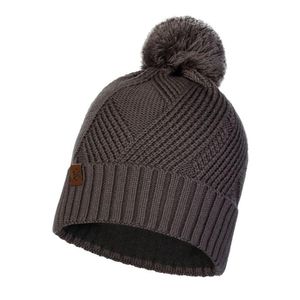 Buff Raisa Knitted & Polar Hat - Black