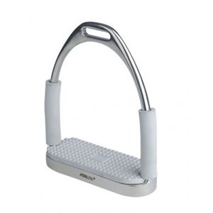 Centaur Double Jointed Stirrup Irons - Silver