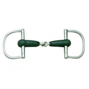 Rubber Mouth Dee-Ring Snaffle Bit