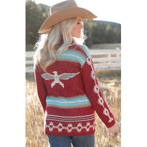 Cruel Girl Women's Carlee Cardigan - Red