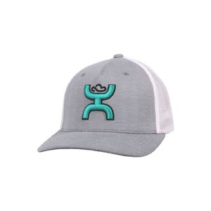 Hooey Unisex Coach 5-Pannel Cap - Grey / White