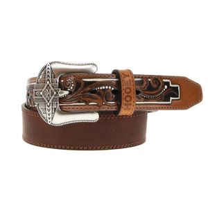 Hooey Men's Maverick Aztec Belt - Brown