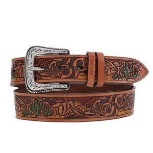 Hooey Nova Desert Scene Belt - Brown