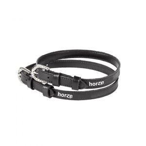 Horze Essex Leather Spur Straps - Black