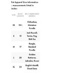 wrangler-pet-apparel-size-chart