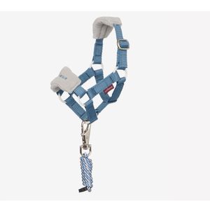 Lemieux Toy Pony Vogue Headcollar and Lead - Ice Blue