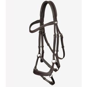 Lemieux Arika Drop Bridle - Brown/Silver