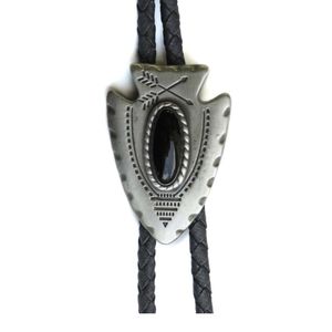 Double S Arrowhead Bolo Tie