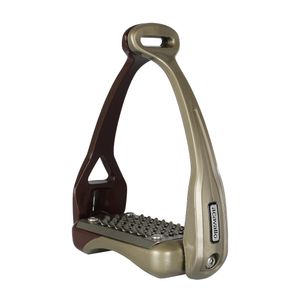 Acavallo Opera Stirrups - Brown / Tan