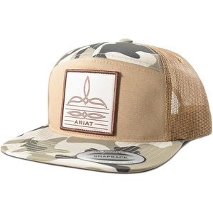 Ariat Camo Boot Stitch Ball Cap - Khaki