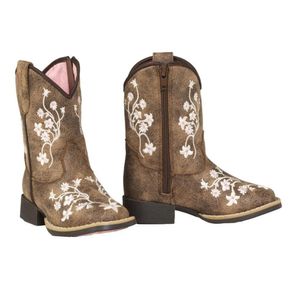 Twister Toddler Lily Cowboy Boot - Grey Brown