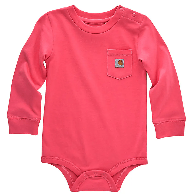 Kids' Long-Sleeve Pocket Bodysuit | Full Stock | Carhartt