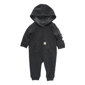 Carhartt Kids' Long Sleeve Fleece Zip Coverall - Black