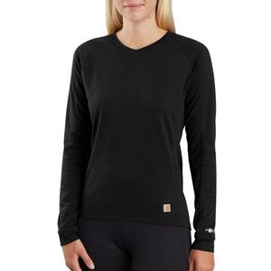Carhartt Women's Base Force Midweight Tech Crew - Black