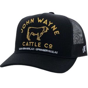 Hooey Unisex John Wayne Trucker Cap - Black